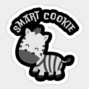 Smart Cookie I'm Cute and I know it Sweet little tiger cute baby outfit Sticker